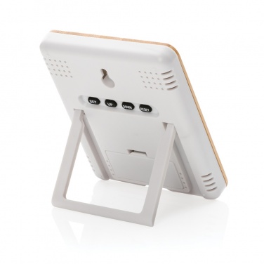 Logotrade promotional giveaways photo of: Bamboo weather station