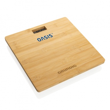 Logotrade promotional items photo of: Grundig Bamboo Digital Body Scale
