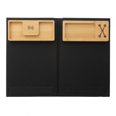 Logo trade corporate gift photo of: Impact AWARE RPET Foldable desk organizer with laptop stand