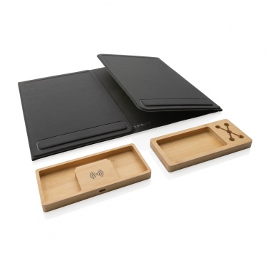 Logo trade advertising products image of: Impact AWARE RPET Foldable desk organizer with laptop stand