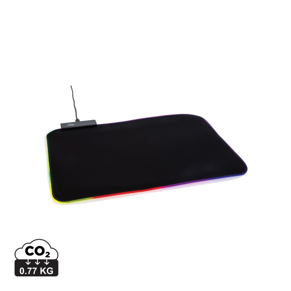 Logo trade advertising products picture of: RGB gaming mousepad