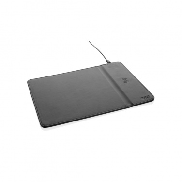 Logotrade advertising product image of: Swiss Peak RCS recycled PU 10W wireless charging mousepad