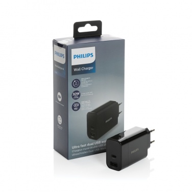 Logotrade promotional giveaway image of: Philips ultra fast PD wall charger