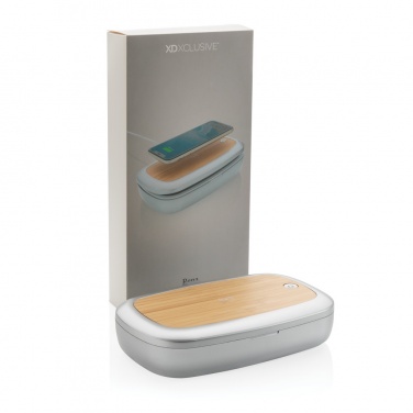 Logotrade business gift image of: Rena UV-C steriliser box with 5W wireless charger