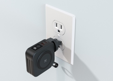 Logo trade promotional products image of: Urban Vitamin Saratoga 5 in 1 universal charger