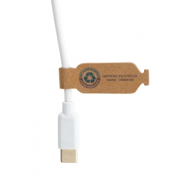 Logotrade promotional gift picture of: RCS recycled plastic Ontario 6-in-1 round cable