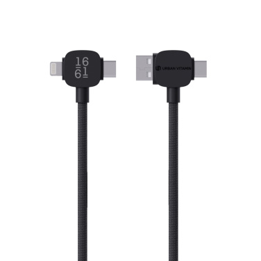 Logo trade promotional merchandise photo of: Urban Vitamin Stockton 65W RCS RTPE/RPET magnetic cable