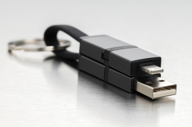 Logotrade promotional gifts photo of: Terra recycled aluminum 4 in 1 60W fast charging cable