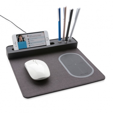 Logo trade advertising products picture of: Air mousepad with 5W wireless charging and USB