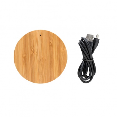 Logotrade advertising product picture of: Bamboo X 5W wireless charger