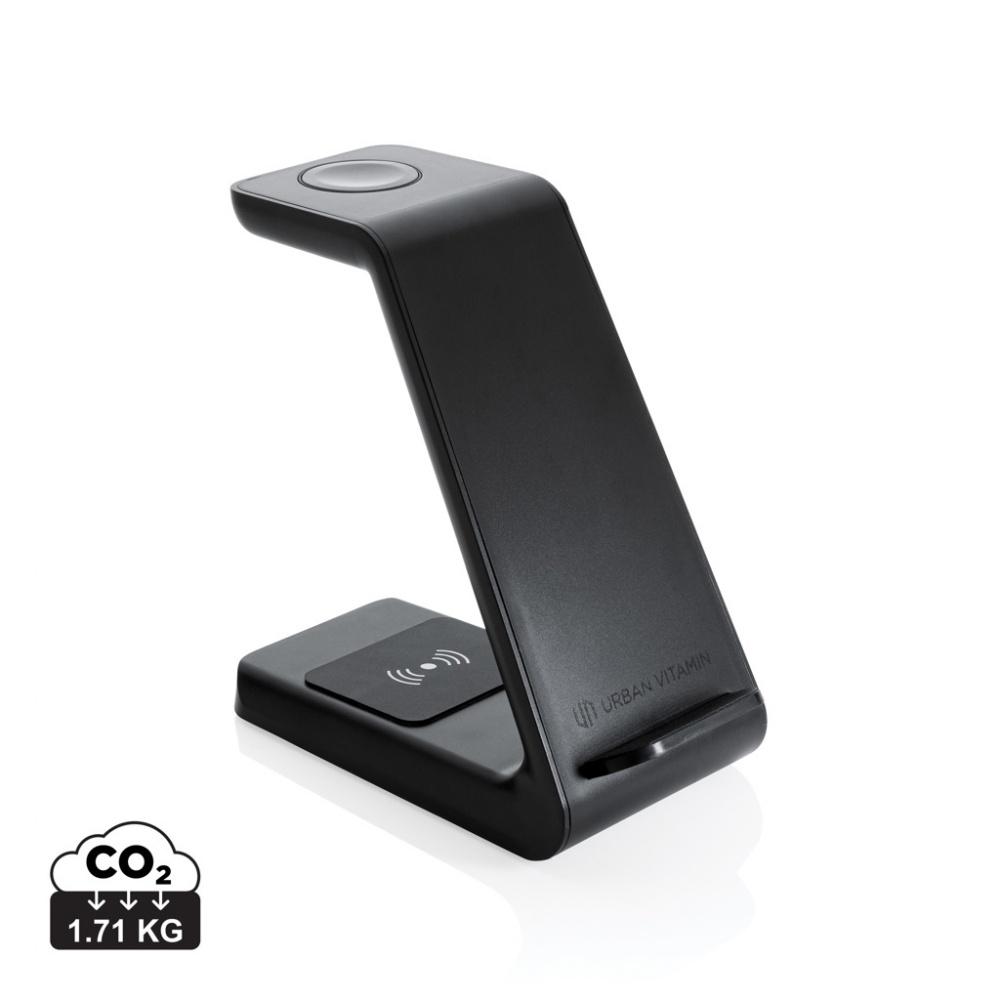 Logo trade promotional giveaways image of: Urban Vitamin Fairfield 3 in1 RCS rplastic charger