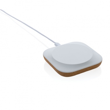 Logotrade promotional item picture of: Oregon RCS recycled plastic and cork 10W wireless