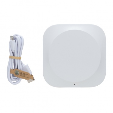 Logotrade promotional gift image of: Oregon RCS recycled plastic and cork 10W wireless