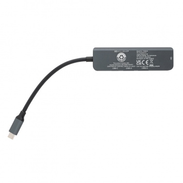 Logotrade promotional product picture of: Terra RCS recycled aluminum hub with HDMI input