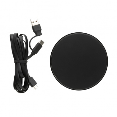 Logotrade business gifts photo of: RCS standard recycled plastic 10W wireless charger