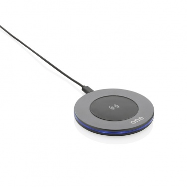Logotrade promotional gift image of: Terra RCS recycled aluminium 10W wireless charger