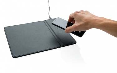 Logotrade promotional product image of: Mousepad with 5W wireless charging