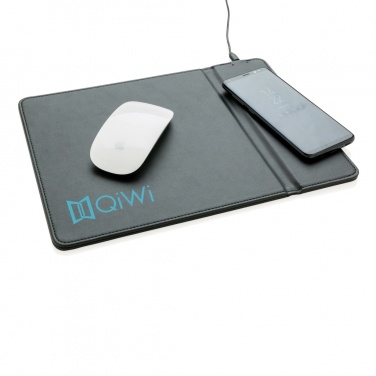 Logotrade advertising products photo of: Mousepad with 5W wireless charging