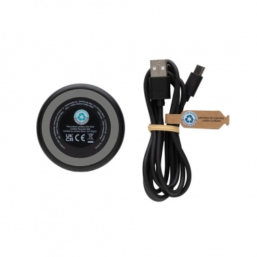Logotrade promotional gift picture of: Magnapad 15W RCS rplastic magnetic 3 in 1 charging pad