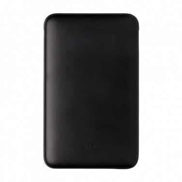 Logotrade promotional product picture of: 5.000 mAh Pocket Powerbank with integrated cables