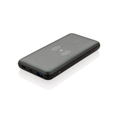 Logo trade corporate gift photo of: 10.000 mAh Fast Charging 10W Wireless Powerbank with PD