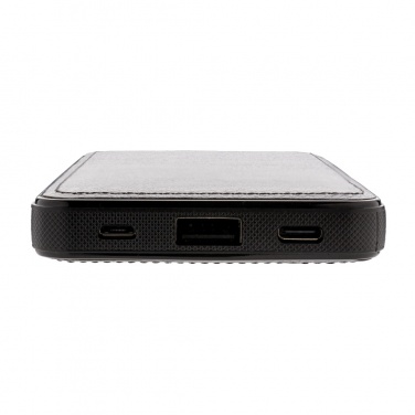 Logo trade promotional merchandise image of: Tusca 10.000 mAh PU powerbank