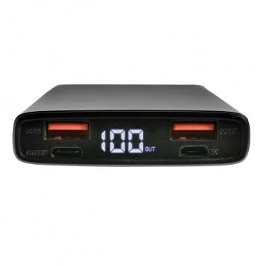 Logo trade promotional merchandise photo of: Aluminium 18W 10.000 mAh PD Powerbank