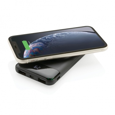 Logotrade promotional gift image of: 10.000 mah wireless powerbank with watch charger