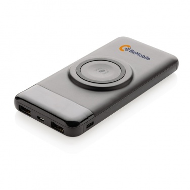 Logotrade promotional merchandise image of: 10.000 mah wireless powerbank with watch charger