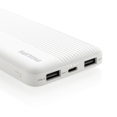 Logo trade promotional product photo of: Philips 10.000 mAh slim powerbank