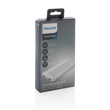Logotrade promotional giveaways photo of: Philips 10.000 mAh slim powerbank