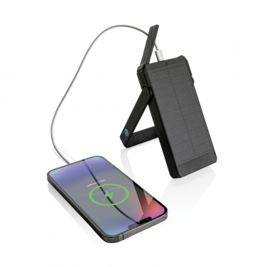 Logotrade promotional items photo of: Skywave RCS recycled plastic solar powerbank 10000 mAh