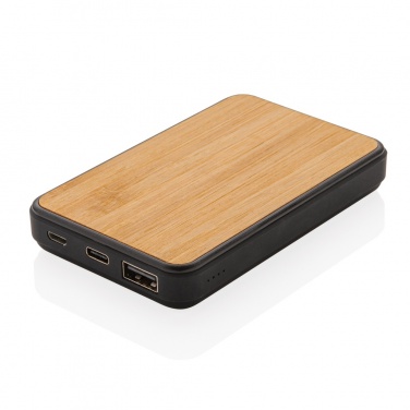Logo trade promotional product photo of: RCS recycled plastic 5.000 mAh Powerbank