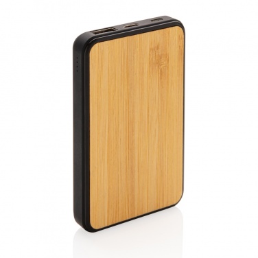 Logo trade promotional giveaways image of: RCS recycled plastic 5.000 mAh Powerbank