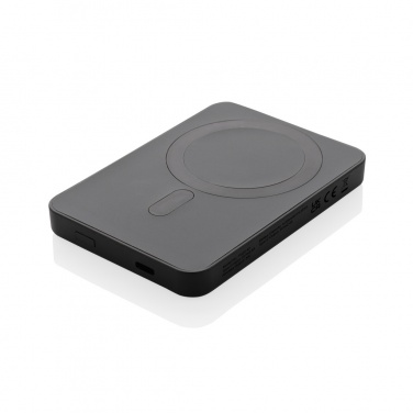 Logo trade advertising product photo of: Magnetix RCS recycled plastic 5000 mah magnetic powerbank