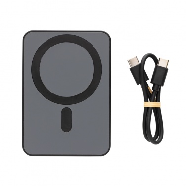 Logotrade promotional giveaway picture of: Magnetix RCS recycled plastic 5000 mah magnetic powerbank