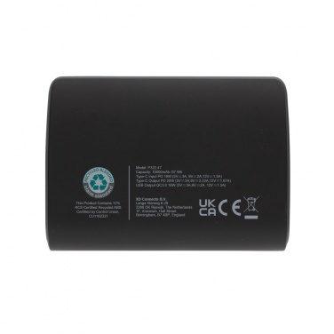 Logotrade advertising products photo of: FlashCharge RCS rplastic 10000 mah fast charge powerbank