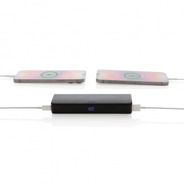 Logo trade promotional products picture of: FlashCharge RCS rplastic 20000 mah fast charge powerbank