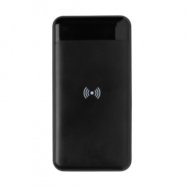 Logo trade promotional giveaways picture of: RCS standard recycled plastic wireless powerbank