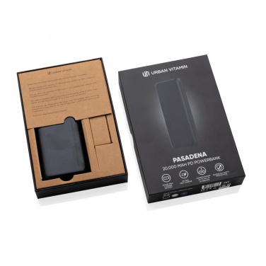 Logotrade promotional item image of: Urban Vitamin Pasadena 20.000 mAh 18W PD powerbank