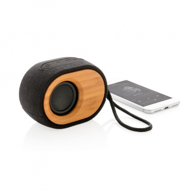 Logo trade promotional product photo of: Bamboo X  speaker