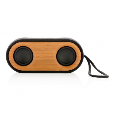 Logotrade business gift image of: Bamboo X double speaker