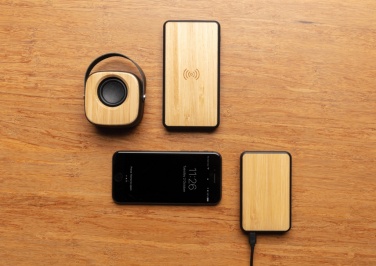 Logotrade promotional product picture of: Bamboo 3W Wireless Fashion Speaker