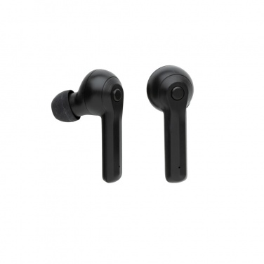 Logo trade promotional giveaways picture of: TWS earbuds in wireless charging case