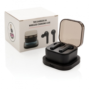 Logotrade promotional gifts photo of: TWS earbuds in wireless charging case