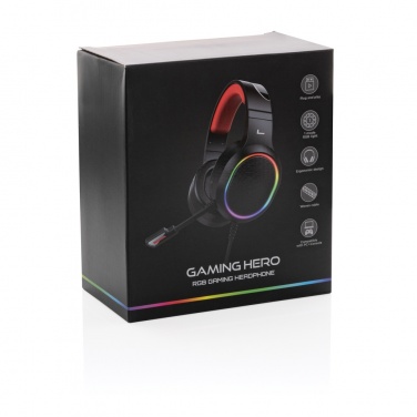 Logo trade promotional merchandise photo of: RGB gaming headset