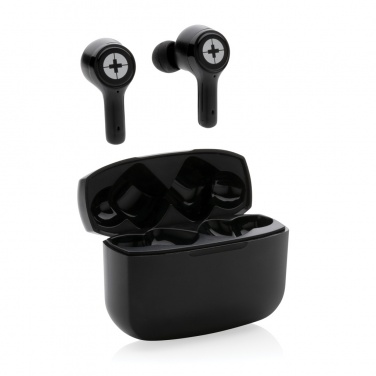 Logo trade advertising products image of: Swiss Peak ANC TWS earbuds