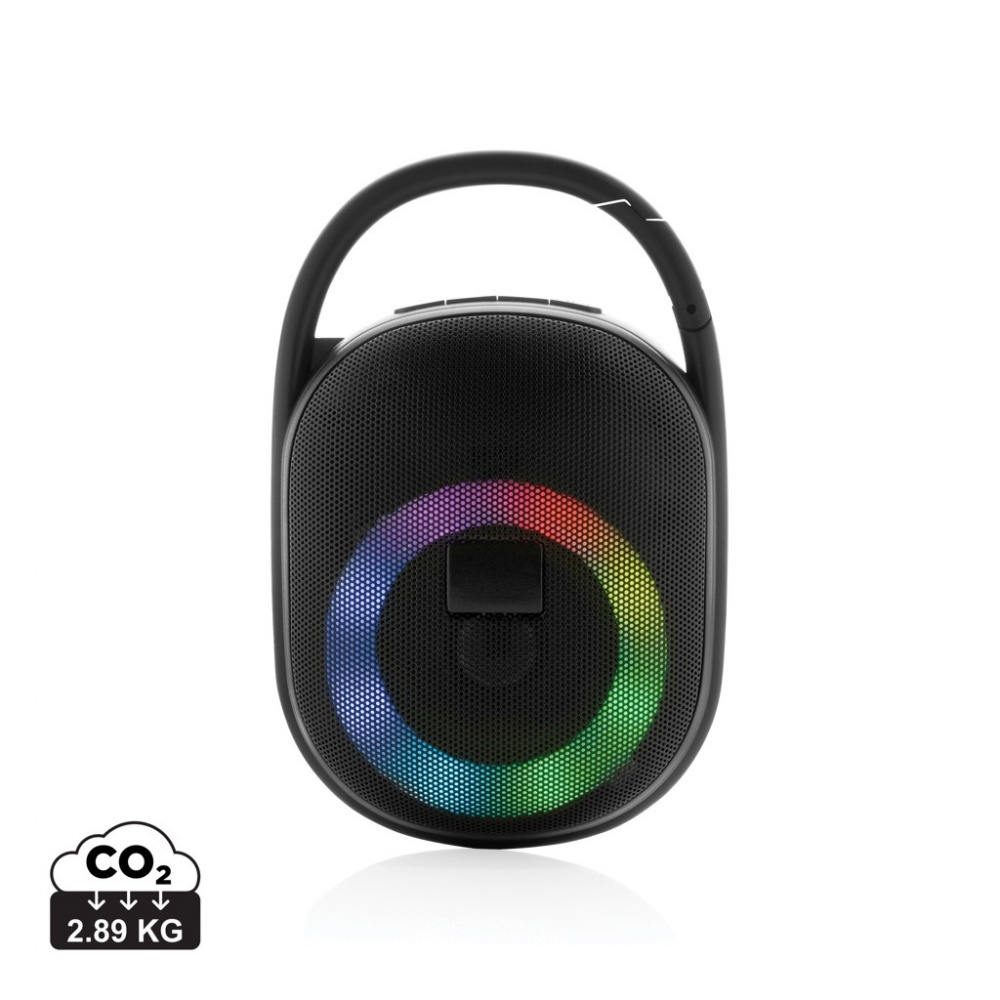 Logotrade promotional giveaway picture of: RCS recycled plastic Lightboom 5W Clip speaker