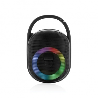 Logo trade promotional item photo of: RCS recycled plastic Lightboom 5W Clip speaker