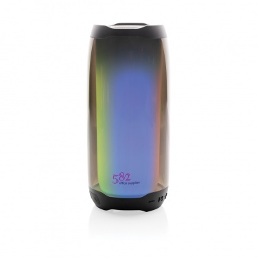 Logotrade promotional product picture of: RCS recycled plastic Lightboom 10W speaker